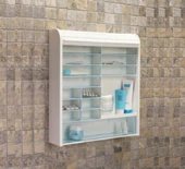Primanova 092 Panjurlu Çok Amaçlı Kilitli Ecza Ve Banyo Dolabı - 3