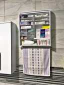 Primanova 092 Panjurlu Çok Amaçlı Kilitli Ecza Ve Banyo Dolabı - 8