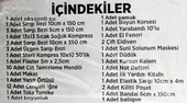 Ecza Dolabı Yedek İçeriği Araç İlk Yardım İçerik Malzemeleri Boyun Korseli - 2