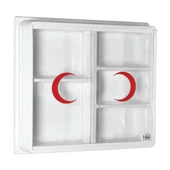 Büyük Plastik Ecza Dolabı 50cm x 47cm x11cm 157 - 1