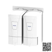 Palex İkili Mini Sıvı Sabun Dispenseri Beyaz-3564-1 - 1