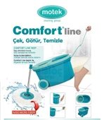 Motek Tekerlekli Taşıma Saplı Comfort  Mop Temizlik Seti MT-10 - 5