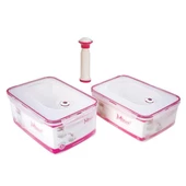 Moonstar Vakumlu hava geçirmez saklama kabı 5 + 4 Litre + Pompa - 1