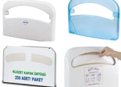 Klozet Kapak Örtüsü+Palex Klozet Kapak Örtü Dispenseri Beyaz İkili Set - 2