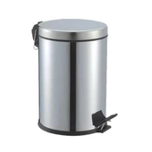 Palex Krom Pedallı Çöp Kovası 8 Litre - 1