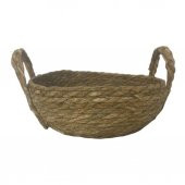 T. Concept Dekoratif İplikli Rattan Hasır Sepet, Çok Amaçlı Düzenleme, Sepeti Orta - 1