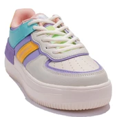 Lumberjack Freya Bej Lila Ortopedik Günlük Kadın Spor Ayakkabı thumbnail 1