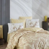 Hobby Çift Kişilik Ranforce Nevresim Takımı Avangarde Krem - 9