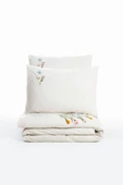 Cotton Box Brode Ranforce Çift Kişilik Nevresim Takımı Delbin Pembe - 4