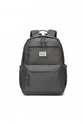 Bagacar Smart Bag 3198 Okul ve Günlük Laptop Bölmeli Sırt Çantası Koyu Gri - 3