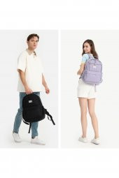 Bagacar Smart Bag 3198 Okul ve Günlük Laptop Bölmeli Sırt Çantası Koyu Gri - 8