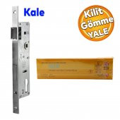 Kale Kapı PVC Kapı Gömme Kilit Gövde Wc Banyo Kilidi Gövdesi Silindirli 35 mm - 1