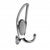 Metax Uzay Portmanto Vestiyer Duvar Askısı Metal Dolap Elbise Askılığı Krom Beyaz Krom Kapak thumbnail 5