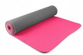 BS703 TPE YOGA MAT 173*61*0,4cm GRİ-PEMBE - 2