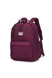 Bagacar Smart Bag 3198 Okul ve Günlük Laptop Bölmeli Sırt Çantası Bordo - 3