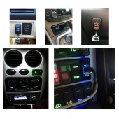 Concord CH-22 Çift USB Girişli 2x3.1A Mavi Işıklı Şarj  12-24V USB Araç Şarj - 6