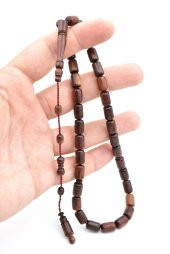 Usta İşi Sistemli Kapsül Kesim Demirhindi Ağacı Tesbih thumbnail 4