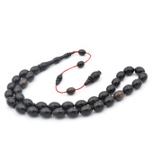 Ahmet Mstef Yapımı Beyzi Hareli Siyah Katalin Tesbih thumbnail 2