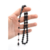 Ahmet Mstef Yapımı Beyzi Hareli Siyah Katalin Tesbih thumbnail 3