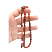 Fares İmzalı Kapsül Kesim Karışık Renk Sıkma Kehribar Tesbih thumbnail 3