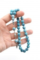 Şenalp Model Küre Kesim Turkuaz Sıkma Kehribar Tesbih thumbnail 4