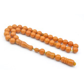 Hakkı Usta İmzalı Şenalp Model Küre Kesim Çubuk Sıkma Kehribar Tesbih 005 thumbnail 1