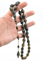 Usta İşi Sistemli Beyzi Kesim Dev Boy Pelesenk Ağacı Tesbih thumbnail 4