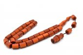 USTA İŞİ SİSTEMLİ KESME MODEL TURUNCU FİBER TESBİH İRİ BOY - 2