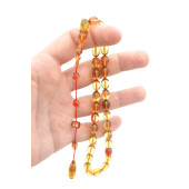 USTA İMZALI SİSTEMLİ BEYZİ MODEL KARIŞIK RENK SIKMA KEHRİBAR TESBİH 144 thumbnail 3