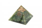 Hakiki Doğal Aventurin Taşı Orgonit Piramit 213 Gram - 2