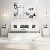 4 Çekmeceli Çift Kişilik Karyola ve Başlık MDF - 2