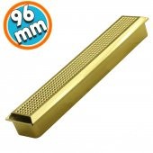 Mobilya Çekmece Dolap Kapak Kulpu Plastik Gold Altın Kulp 96 mm - 1