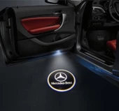 AUTOGP Mercedes gla kapı altı ışık lazer led logo hoşgeldin aydınlatması - 3