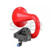 SEGER Seger 80jh tek boynuz havalı korna 12volt unichorn kırmızı - 2