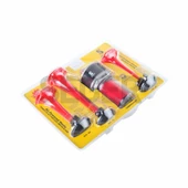 SEGER Seger 80kh kompresörlü korna 12volt kırmızı plastik borulu - 3