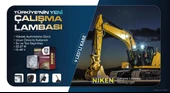 NİKEN Çalışma lambası ledli kare 22-27w 9 ledli niken eco - 4