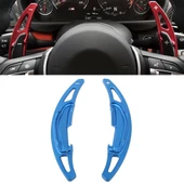 AUTOGP Bmw F10 m5 direksiyon f1 vites kulakçık paddle shift mavi - 2