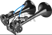 SEGER Seger 81dh tgv havalı korna 24volt tren kornası siyah metal borulu - 3
