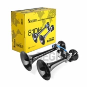SEGER Seger 81dh tgv havalı korna 12volt tren kornası siyah metal borulu - 1