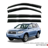 NİKEN Toyota highlander cam rüzgarlığı kromlu niken 2008+ - 1