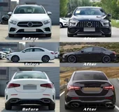 AUTOGP Mercedes w177 hb a45 body kit tampon seti full a serisi 2018+ thumbnail 2