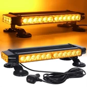 Space Çakar lamba çift taraflı 30 led sarı-sarı 12-24v / LAPA524 - 1