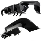 AUTOGP Bmw F10 M5 vorsteiner arka tampon difüzörü pianoblack 5 serisi 2011 / 2016 thumbnail 2