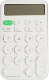 Valkyrie Junno Sevimli Yuvarlak Tuşlu 12 Basamaklı Masaüstü Hesap Makinesi Beyaz - 6