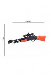 CANALİ TOYS Pilli Işıklı Oyuncak Tüfek CNL-8370, Çocuklar İçin Oyuncak Tüfek - 3