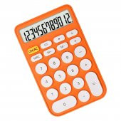 Valkyrie Junno Sevimli Yuvarlak Tuşlu 12 Basamaklı Masaüstü Hesap Makinesi Turuncu - 1