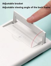 Valkyrie 12 Basamaklı Güneş Enerjili Masaüstü Hesap Makinesi Slim Tasarım Beyaz - 4