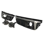 AUTOGP Audi a4 rs4 sis çerçevesi krom siyah b9 2016 / 2019 thumbnail 2