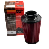 Kn açık hava filtresi 76 mm kırmızı uzun - 2