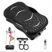 Valkyrie M570 Titreşimli Masaj ve Spor Aleti Vibrating Plate - 2x Direnç Lastiği - Bluetooth USB Bağlantı Speaker - Kumandalı - 1